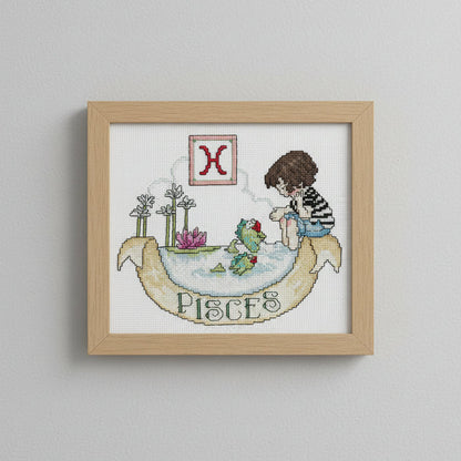 Pisces Counted Cross Stitch Leaflet