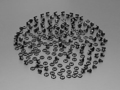 Plastic Pop Rivets for Cardboard Crafts (100-pack) by The Pi Hut - The Pi Hut