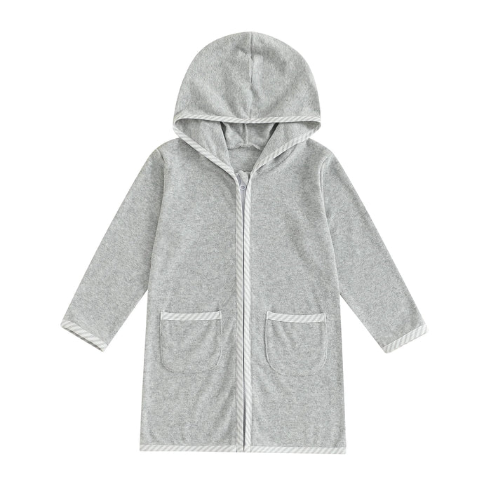 POOL TIME Zipper Bathrobe