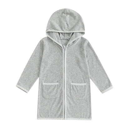POOL TIME Zipper Bathrobe