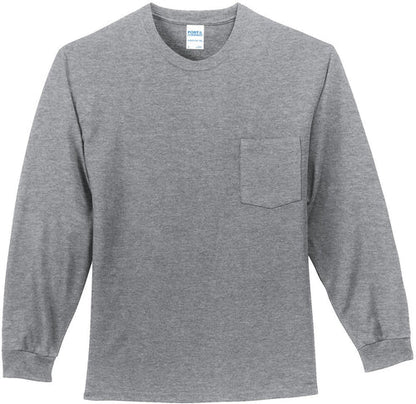 Port & Company Long Sleeve Essential Pocket Tee