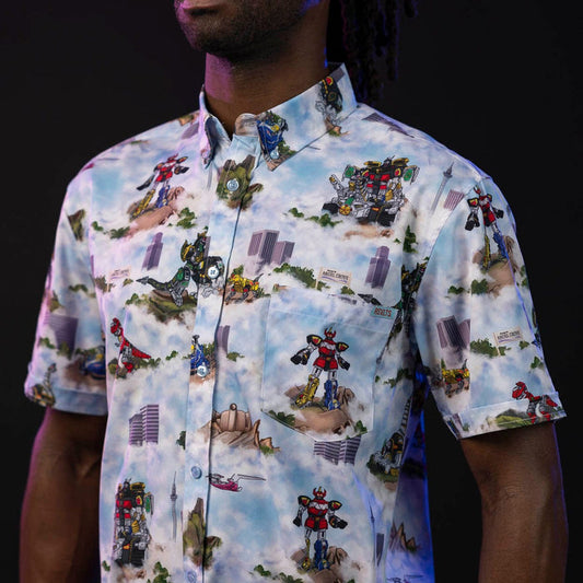 RSVLTS Power Rangers Short Sleeve Shirt Power Rangers "It's Morphin Time" – KUNUFLEX Short Sleeve Shirt