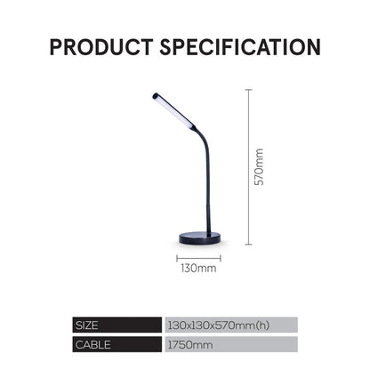 PowerPac LED Desk Lamp, children learning Table Lamp (PP1303)