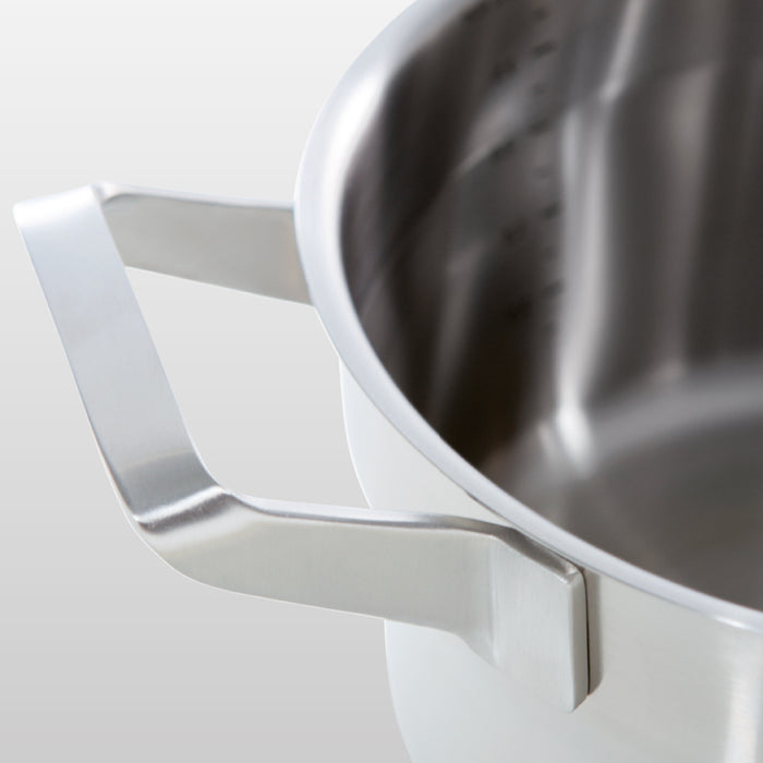 Premium+ pannenset 5-delig zilver handgreep