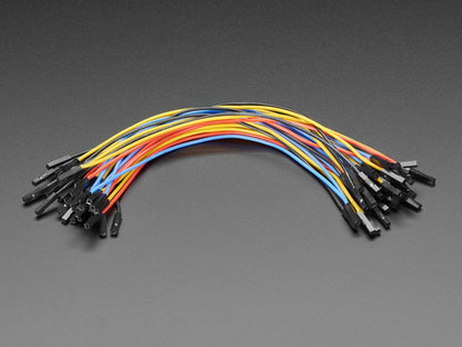 Premium Silicone Covered Female-Female Jumper Wires - 200mm x 40 by The Pi Hut - The Pi Hut