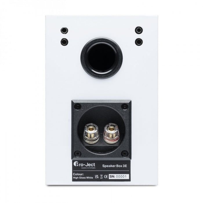 Pro-Ject Speaker Box 3 E Bookshelf Speakers Pair White - Clearance