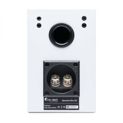 Pro-Ject Speaker Box 3 E Bookshelf Speakers Pair White - Clearance