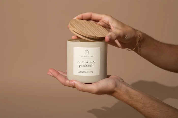 Pumpkin & Patchouli Candle | Hico Candle Co.