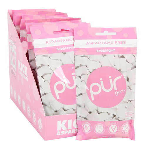 PUR Bubblegum Gum Bag - 12 Count