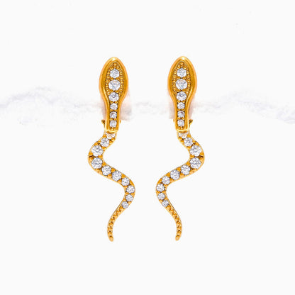 Python Ear Jacket Earrings