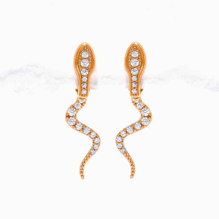 Python Ear Jacket Earrings