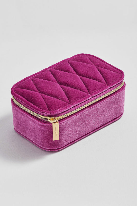 Quilted Lid Mini Jewellery Box