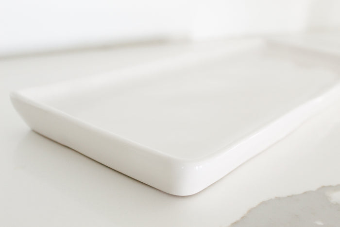 Rae Dunn Ceramic Stem Print Tray