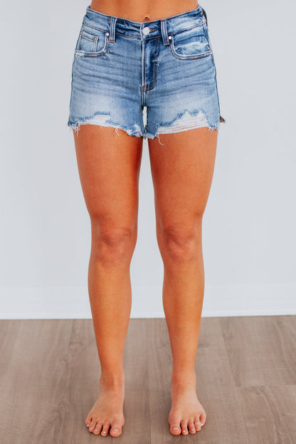 Rayle Risen Shorts - Medium Wash