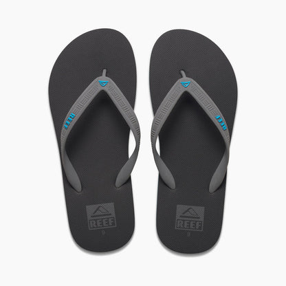 Reef Seaside - Grey/Aqua/Black - Top View