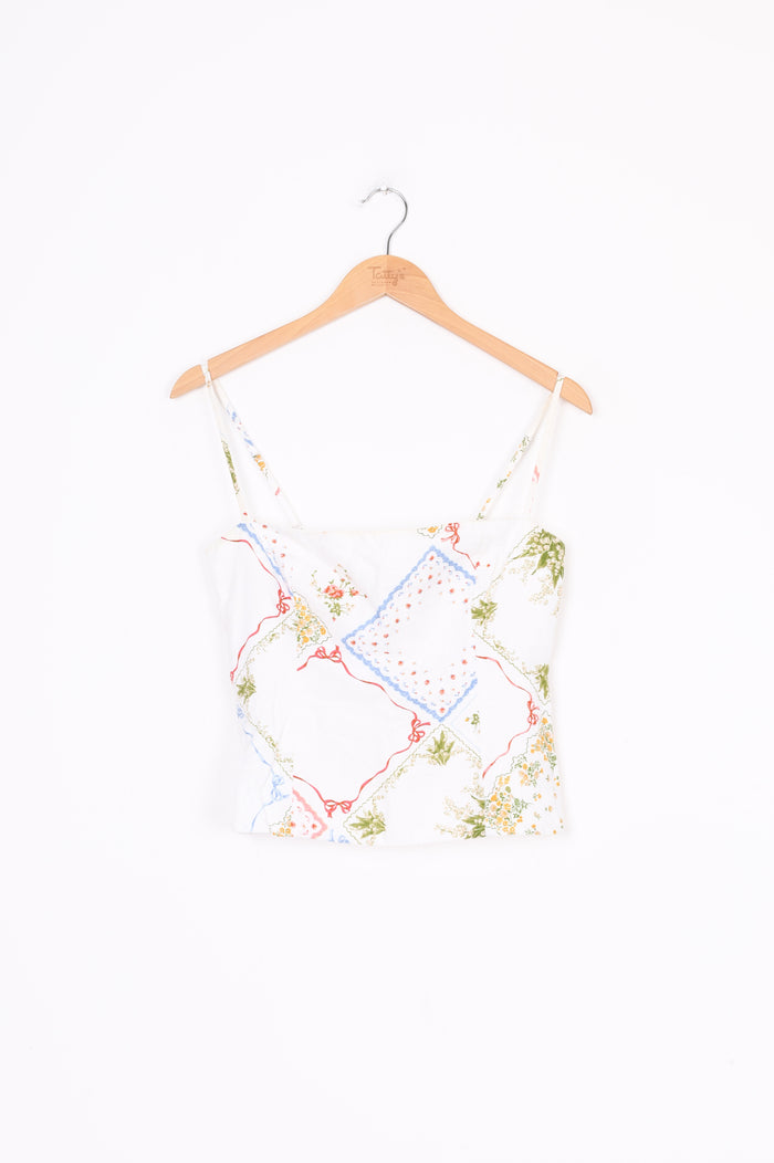 Reformation Womens White Top Size 8