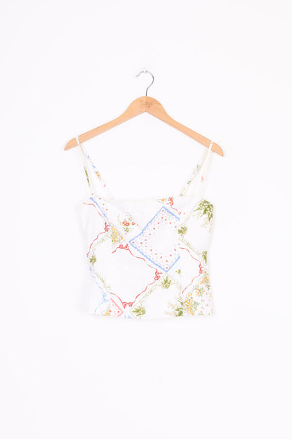 Reformation Womens White Top Size 8