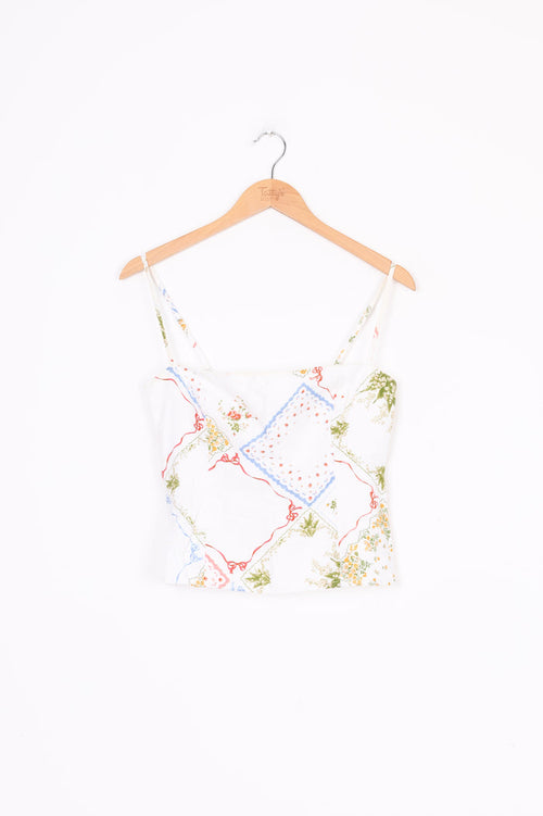 Reformation Womens White Top Size 8