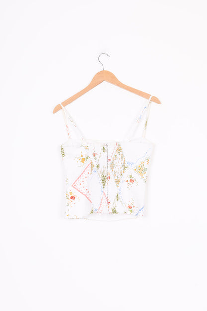 Reformation Womens White Top Size 8