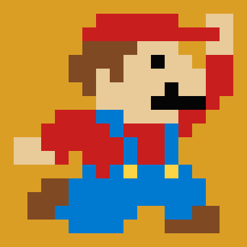 Retro Gaming Revival Quilt a Long Block 8 - Plumber Hero