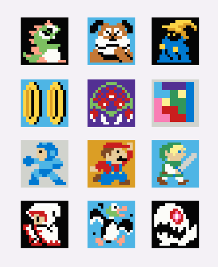 Retro Gaming Revival Quilt a Long Block 8 - Plumber Hero