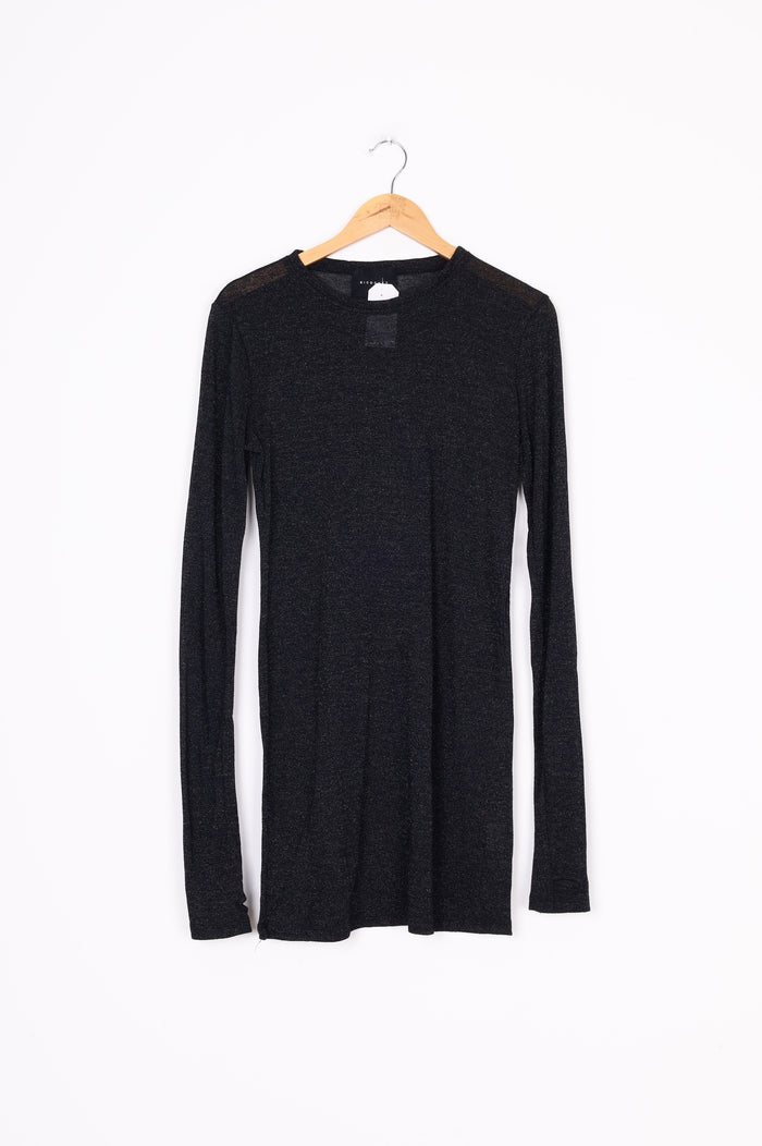 Ricochet Womens Black Top Size 12