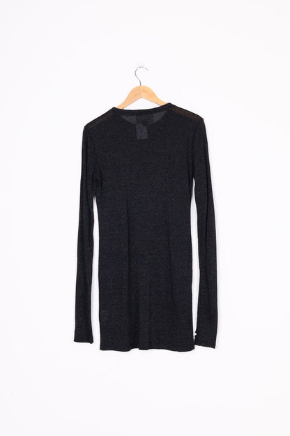 Ricochet Womens Black Top Size 12