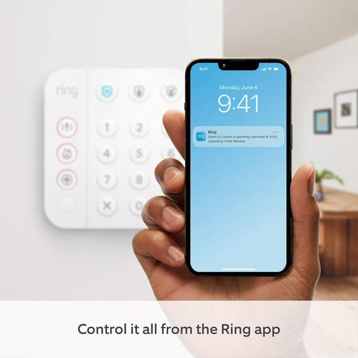 Ring Alarm 5 Piece Kit 2nd Gen | B08L5TWL9D Ring Smart Camera Euronics Ireland