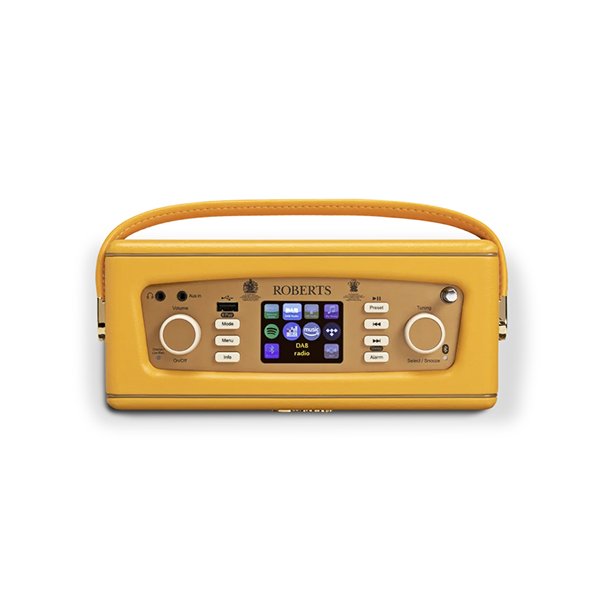 Roberts Revival iStream 3L DAB+ FM Bluetooth Internet Smart Radio works with Amazon in Sunburst Yellow Sunburstyellow