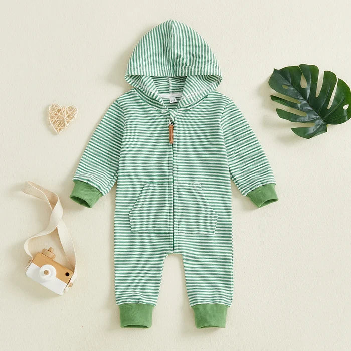 ROCCO Hooded Zipper Jumpsuit