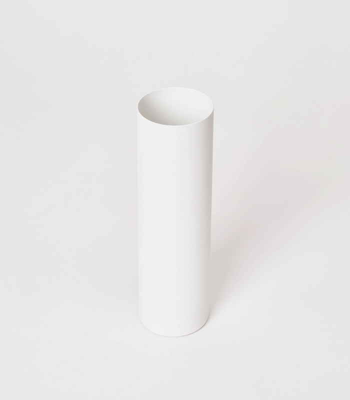 Round Tissue Case - Steel + Wood