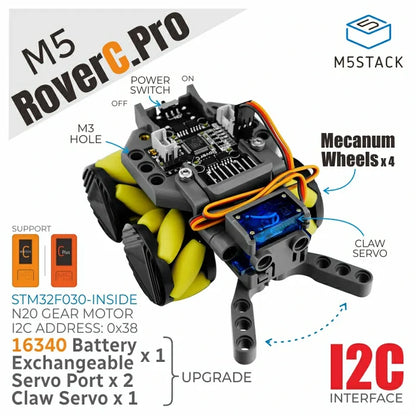 RoverC Pro(W/O M5StickC) - m5stack-store