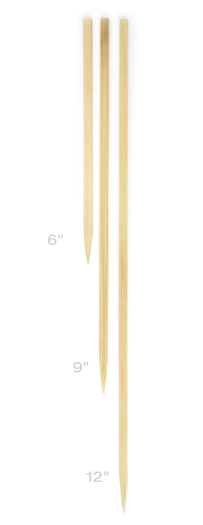 RSVP Flat Bamboo Skewers, 9"