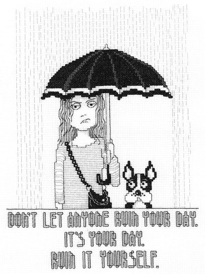 Ruin Your Day Counted Cross Stitch Kit