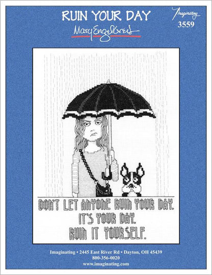 Ruin Your Day Counted Cross Stitch Kit