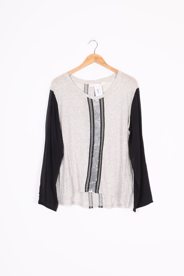 Sass & Bide Womens Grey Top Size 12
