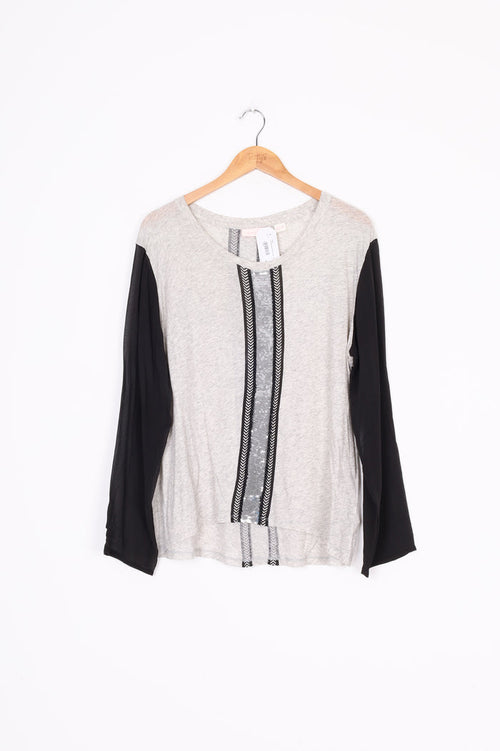 Sass & Bide Womens Grey Top Size 12