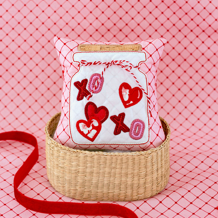 Sealed With XOXO Bowl Fillers (Downloadable Sewing and Machine Embroidery Pattern)
