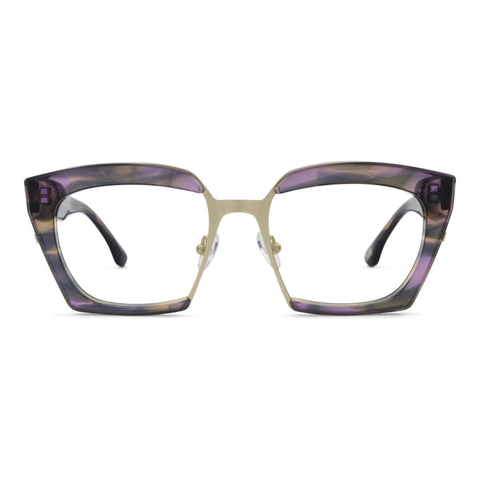 Purple Streak / Matte Gold