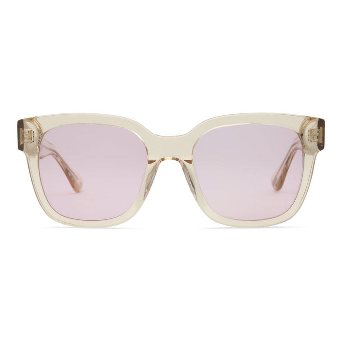 Beige Crystal - Purple Lens