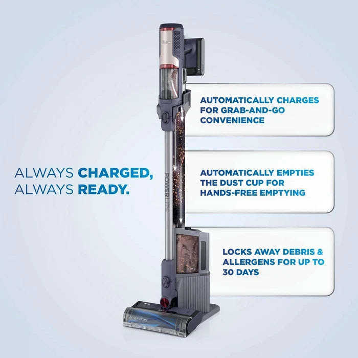 Shark BU3621UKT Cordless Stick Vacuum Cleaner with Auto-Empty System - Grey