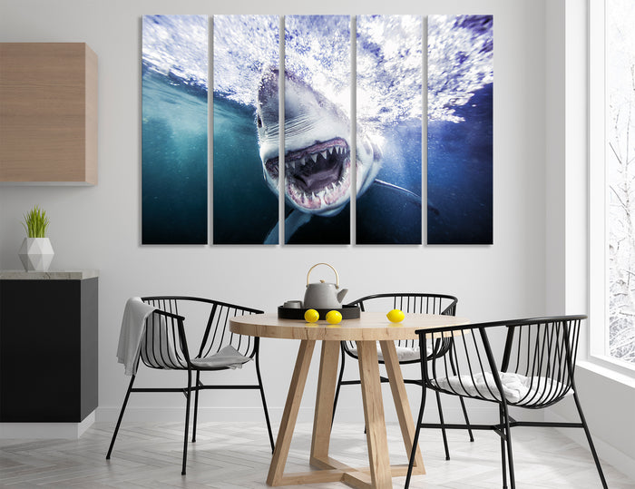 Shark Grin Canvas Print #8106
