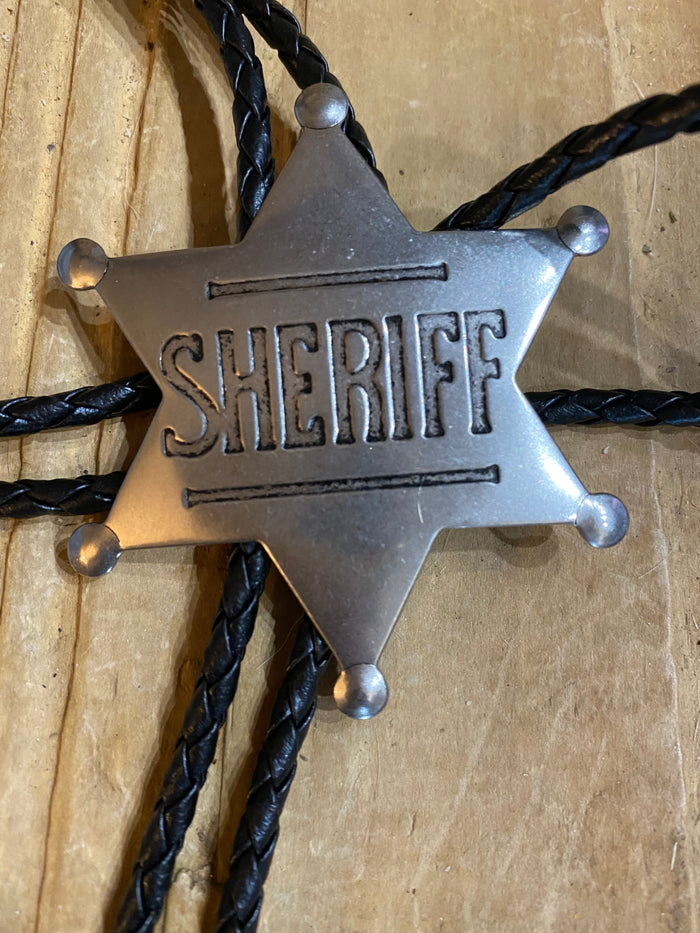Sheriff Badge Bolo Tie