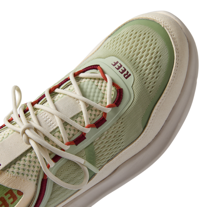 Close-up of the Shorebreak TRV shoe toe facing right, featuring lightweight breathable mesh and surf-inspired comfort design.