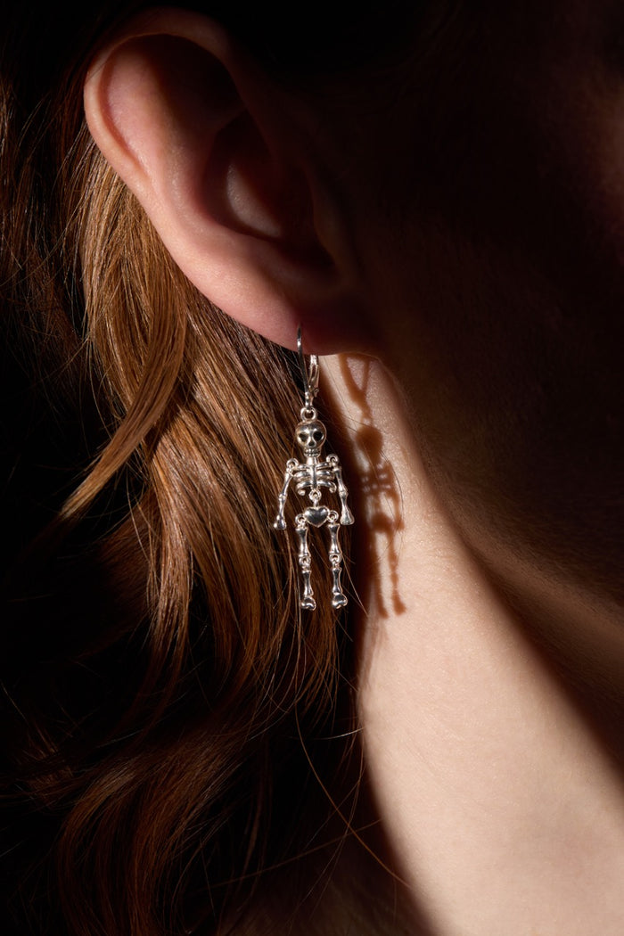 Skeleton Drop Earring