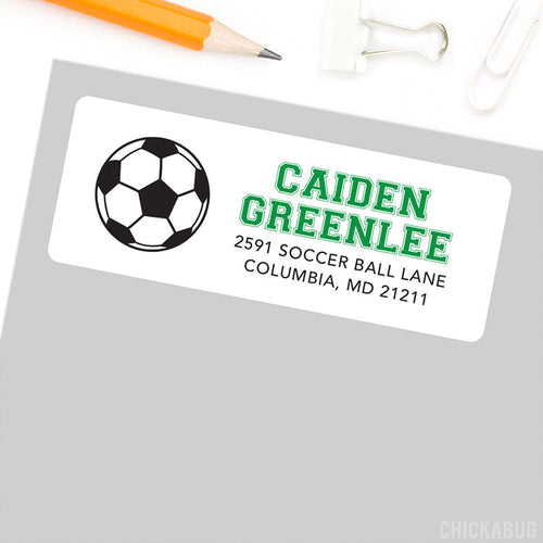Soccer Address Labels
