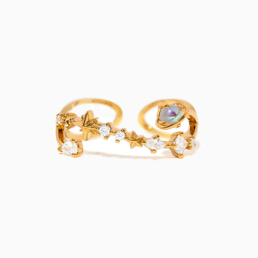 Solar Divide Adjustable Ring