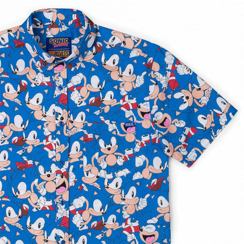 RSVLTS XS Sonic Short Sleeve Shirt Sonic "Catch Me If You Can" – KUNUFLEX Short Sleeve Shirt Sonic "Catch Me If You Can" – KUNUFLEX Short Sleeve Shirt