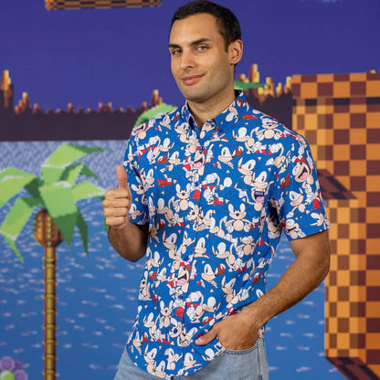 RSVLTS Sonic Short Sleeve Shirt Sonic the Hedgehog "Catch Me If You Can" – KUNUFLEX Short Sleeve Shirt Sonic the Hedgehog "Catch Me If You Can" – KUNUFLEX Short Sleeve Shirt