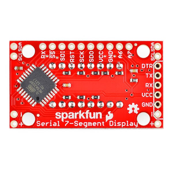 SparkFun 7-Segment Serial Display - Red by Sparkfun - The Pi Hut